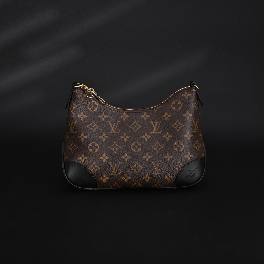 louis-vuitton-boulogne-monogram-canvas-shoulder-bag-classic-brown-m45831 Shoulder