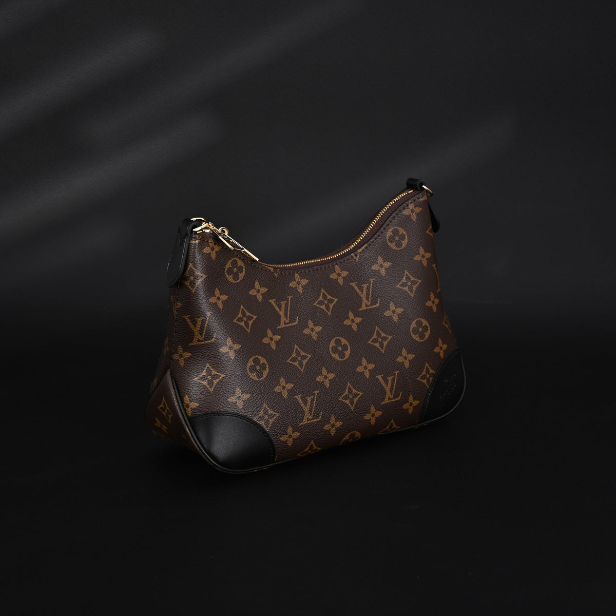 louis-vuitton-boulogne-monogram-canvas-shoulder-bag-classic-brown-m45831 Shoulder